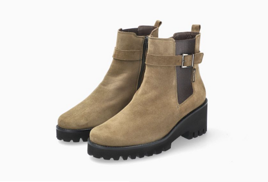 Rehbraune Khaki-Stiefel 