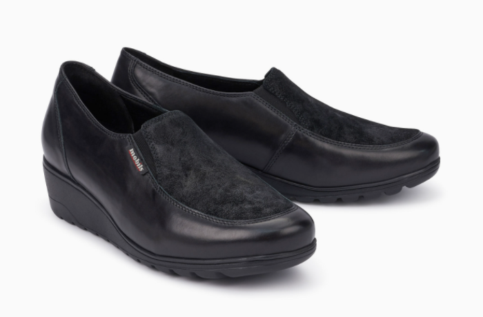 Mocassins Mobils Bertrane Noir femmes Mephisto Belgique Liège Nouvelle collection automne hiver 2023