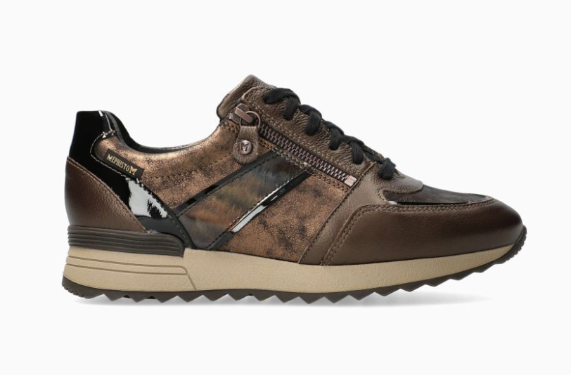 Sneakers aus Toscana-Bronze