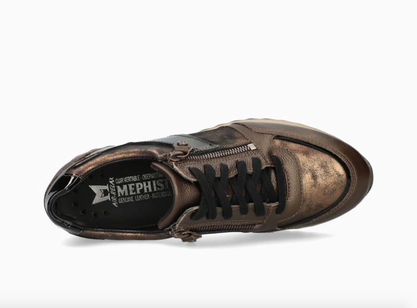 Sneakers aus Toscana-Bronze