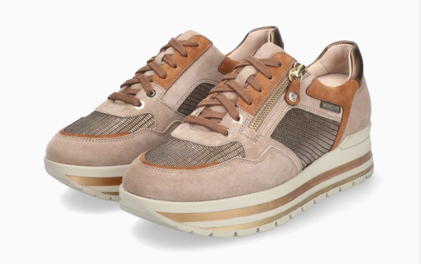 Baskets Panthea Camel femmes Mephisto Belgique Liège Nouvelle Collection automne hiver 2023