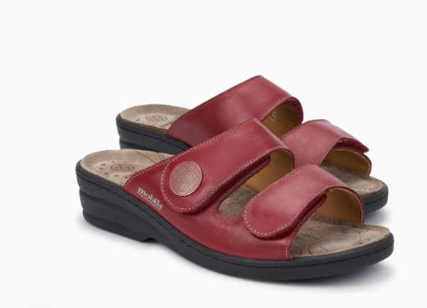 Mules Mobils Rosana Rouge