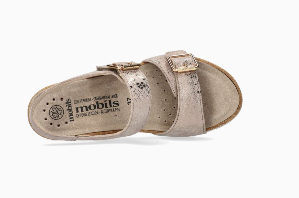 Mobils Getha Taupe Sandalen