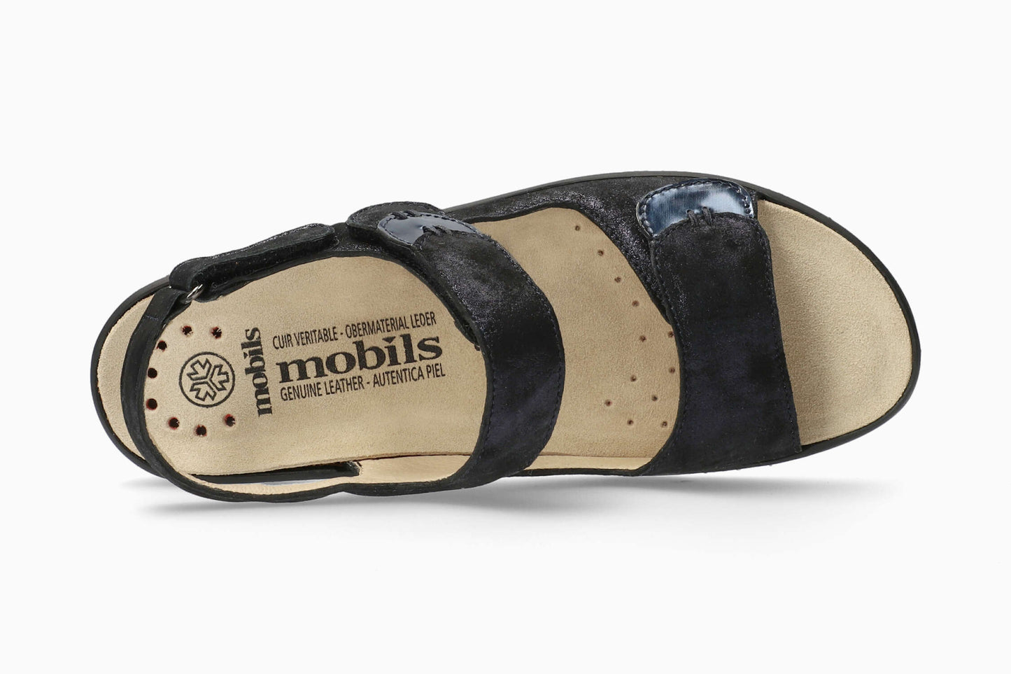 Sandales Mobils Getha Bleu