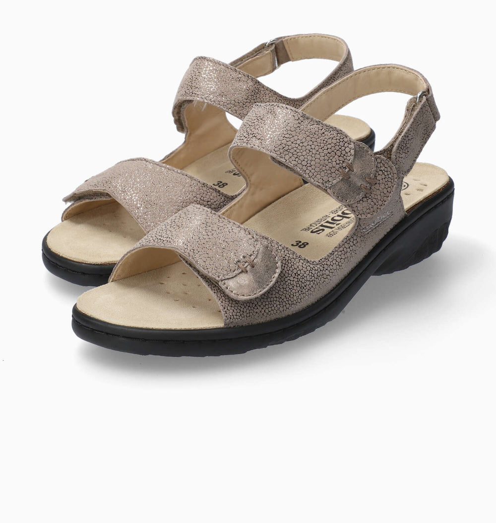 Sandales Mobils Getha Taupe