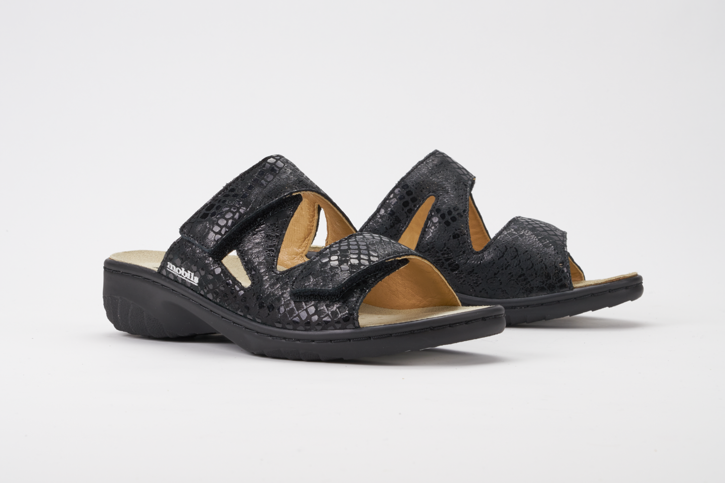 Mules Mobils Geva Noir Combiné