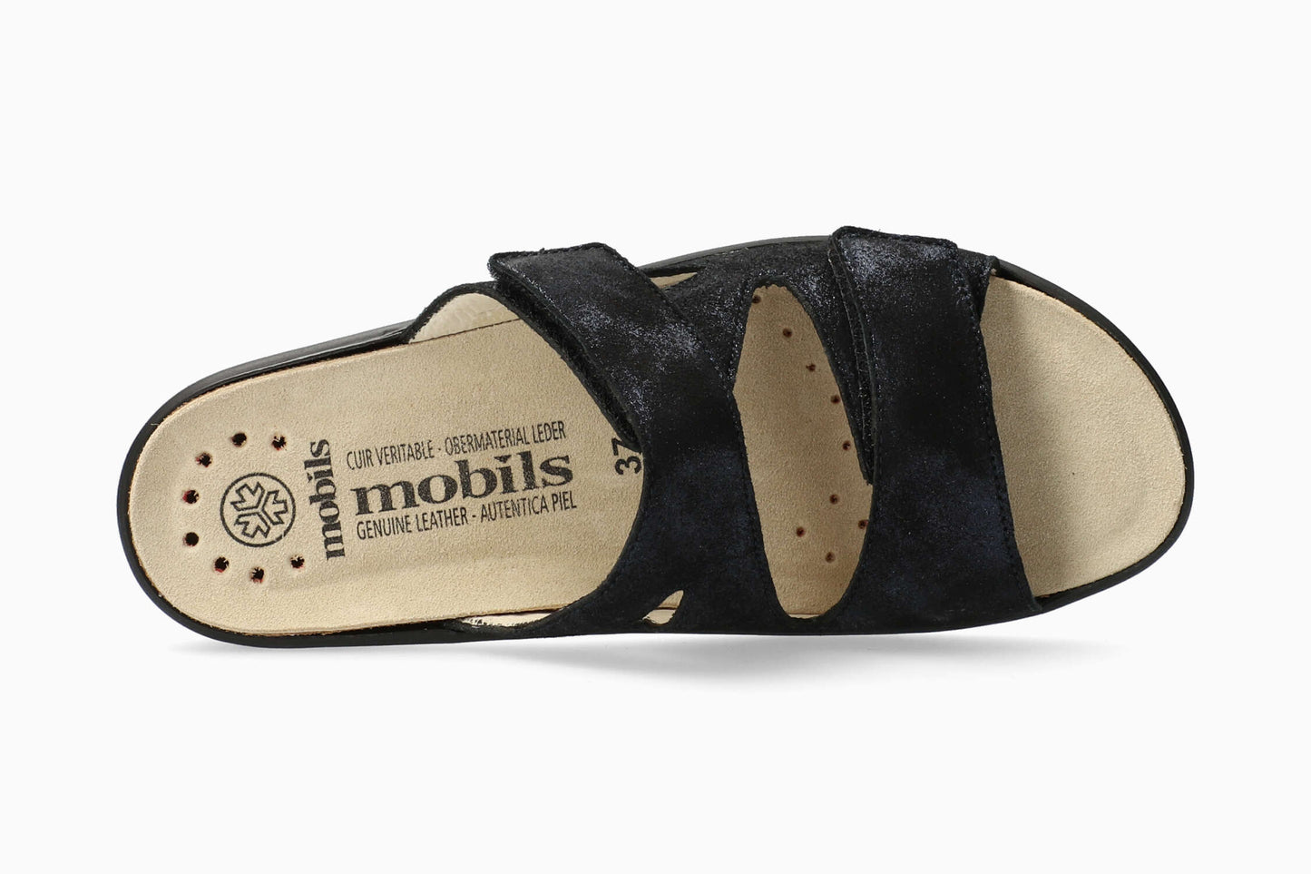 Mobils Geva muiltjes donkerblauw