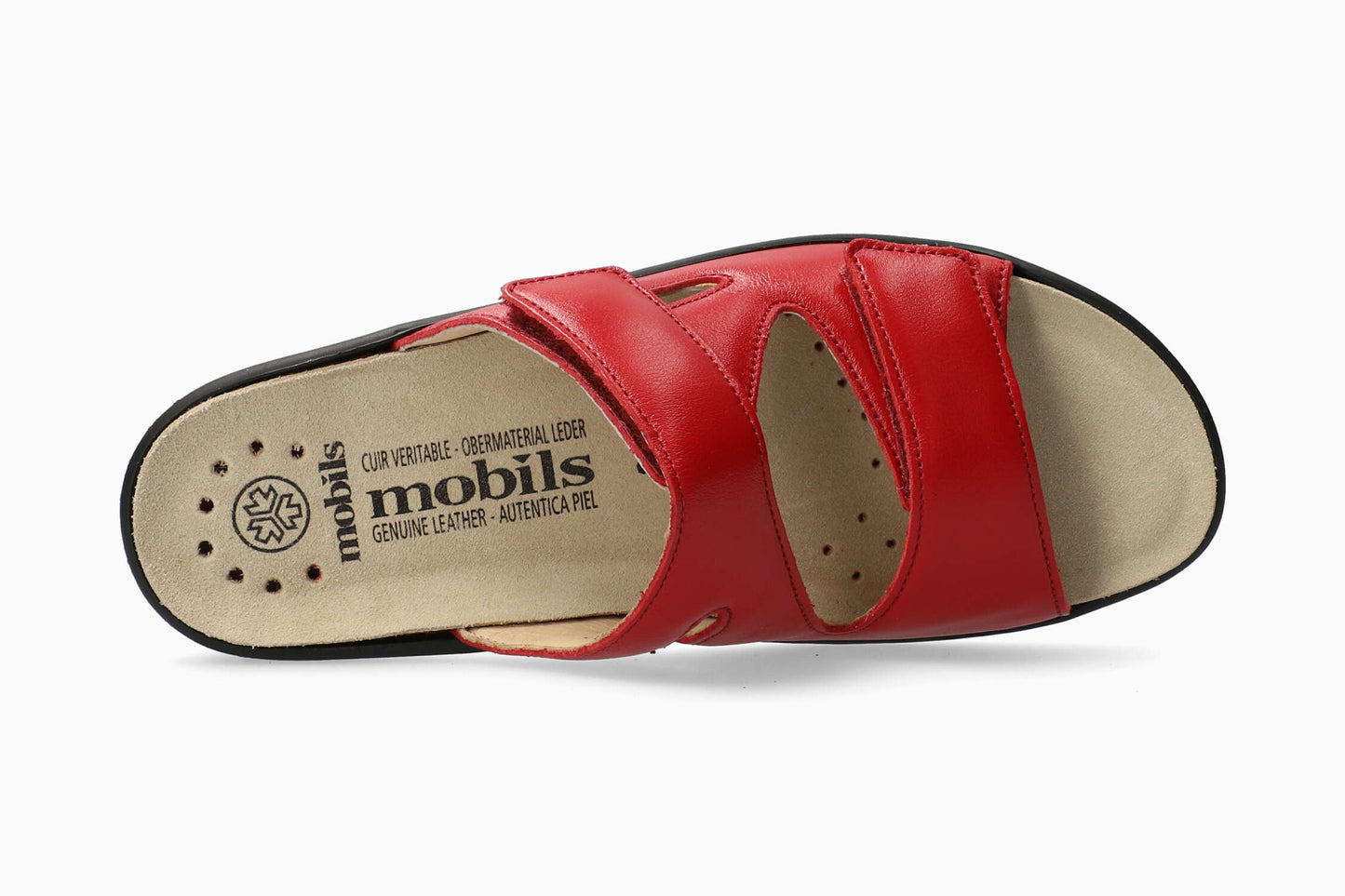 Mules Mobils Geva Rouge
