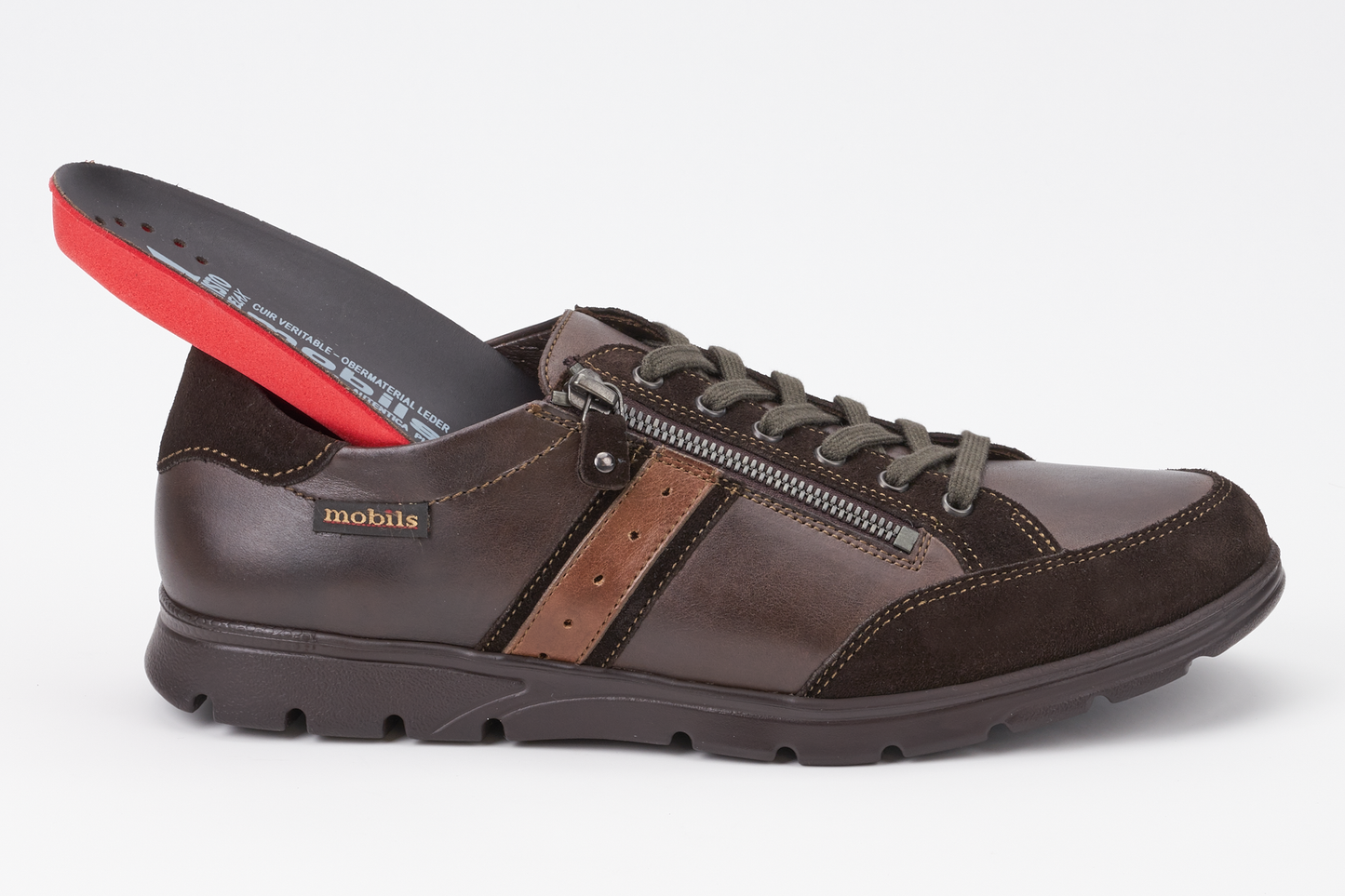 Mobils Kristof Sneakers Donkerbruin