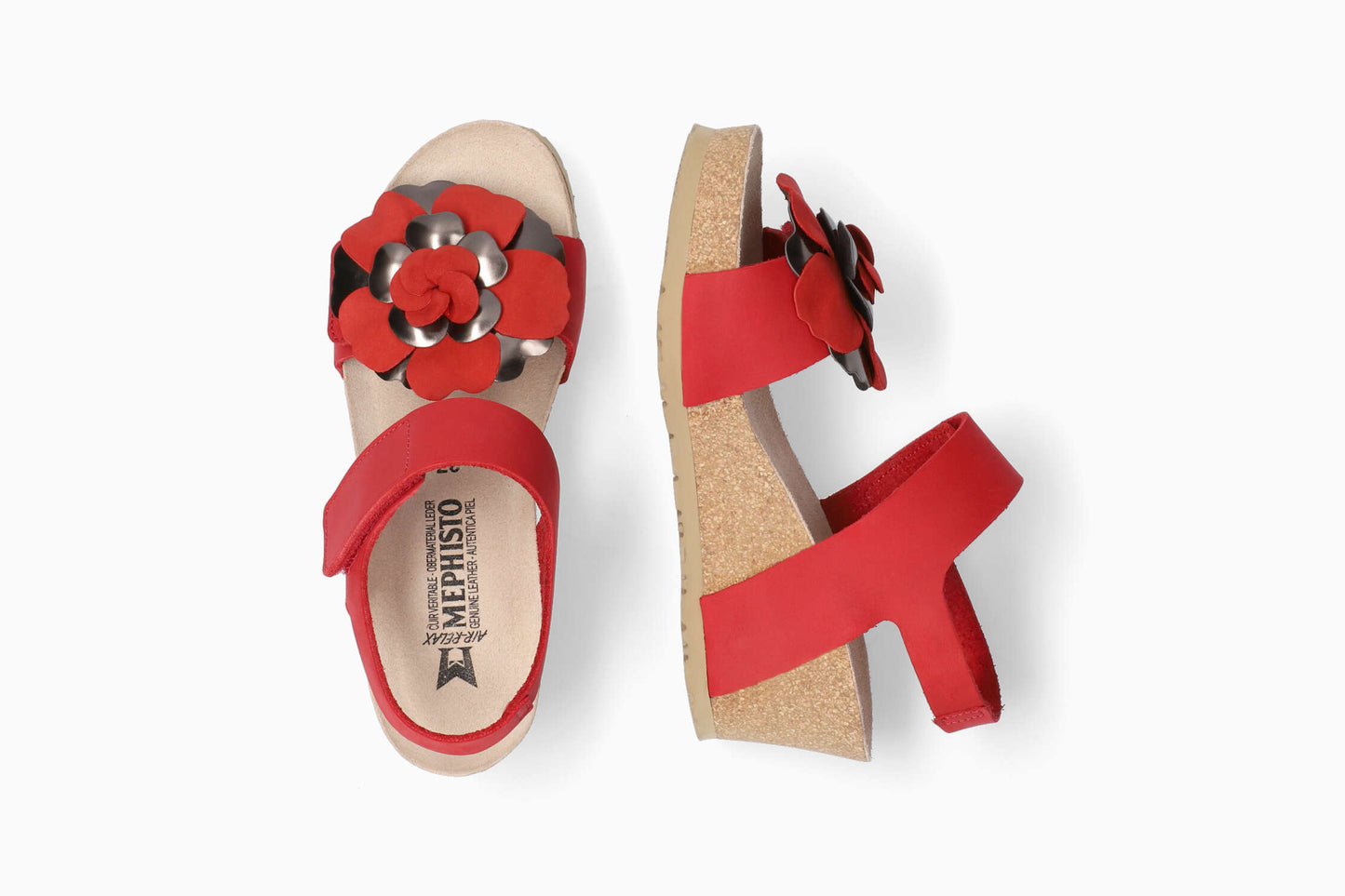 Giny Sandalen Rot