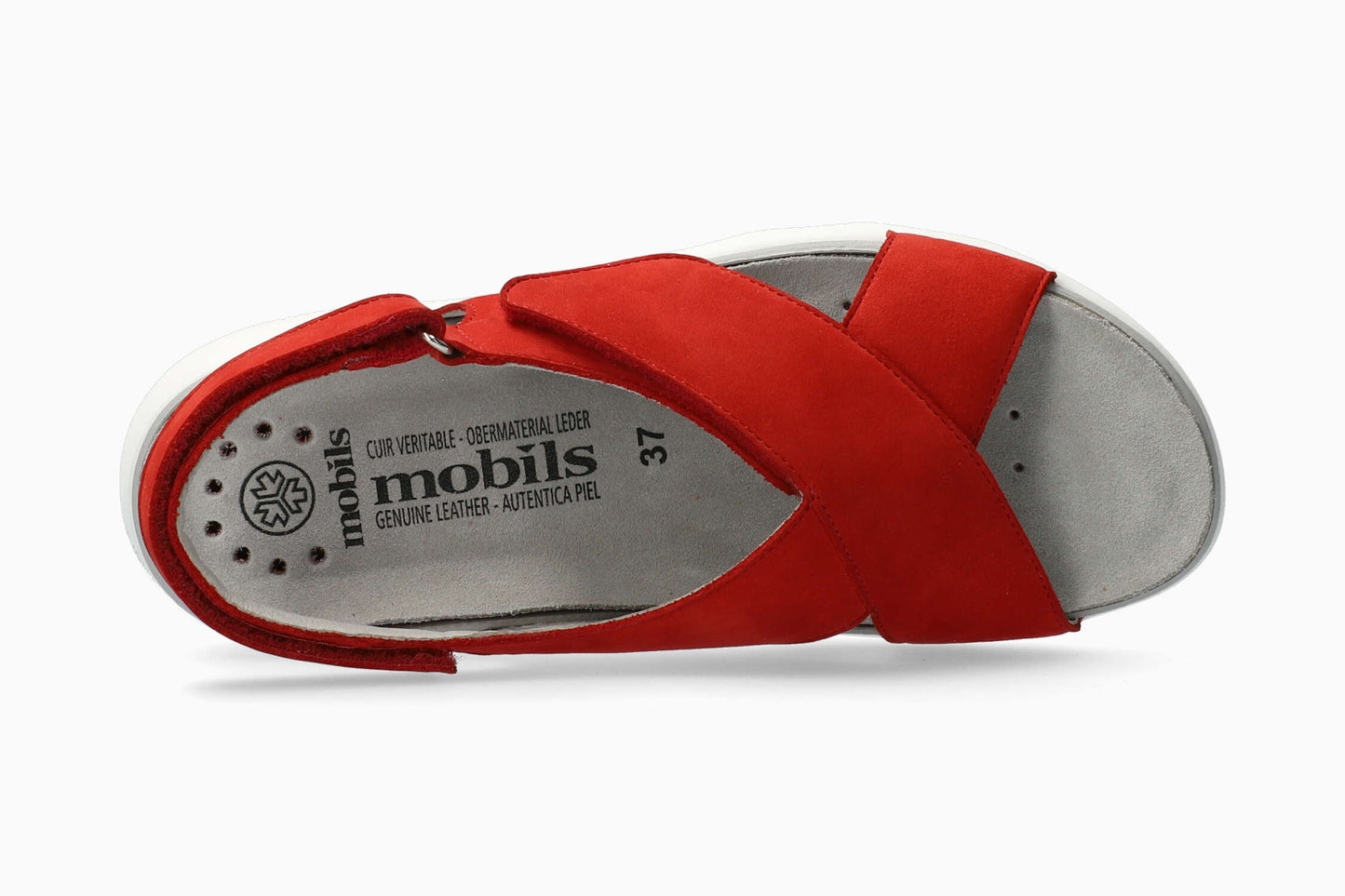 Sandales Mobils Malorie Rouge