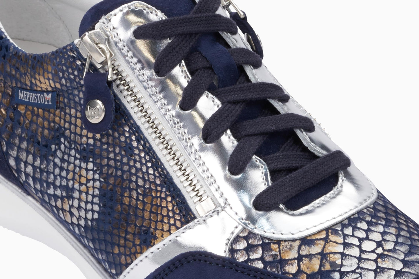 Baskets Monia Bleu