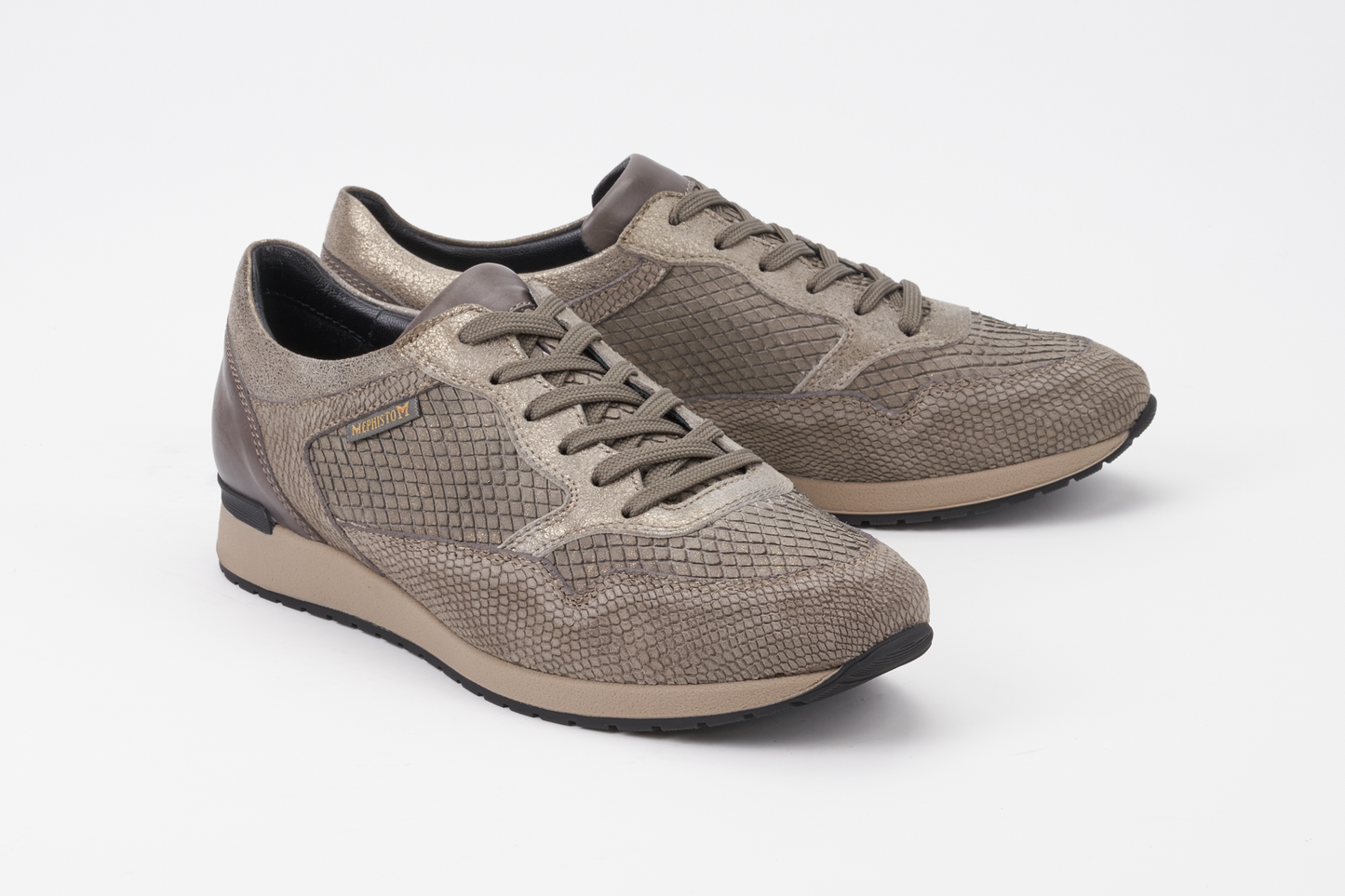 Ninia Taupe Turnschuhe 