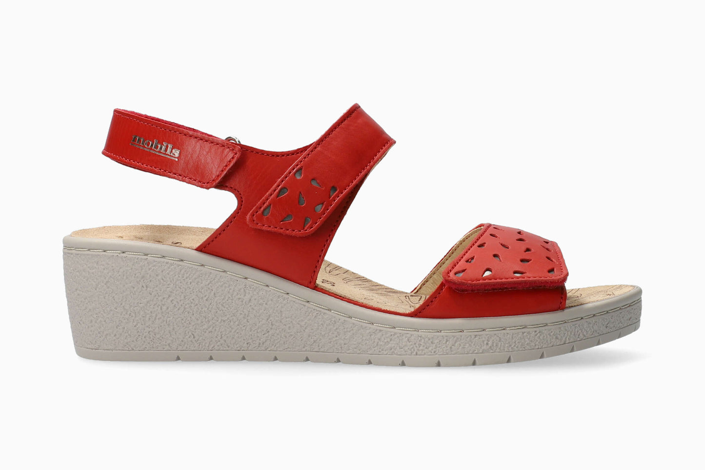 Sandales Mobils Penny Rouge