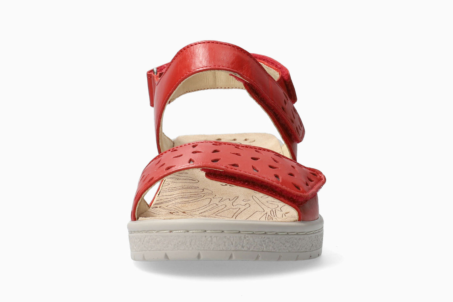 Sandales Mobils Penny Rouge