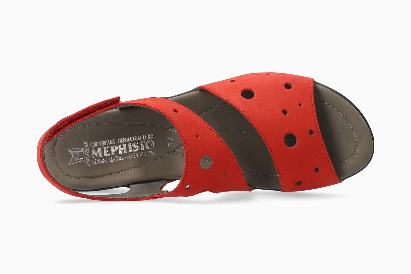 Rote Phiby-Sandalen