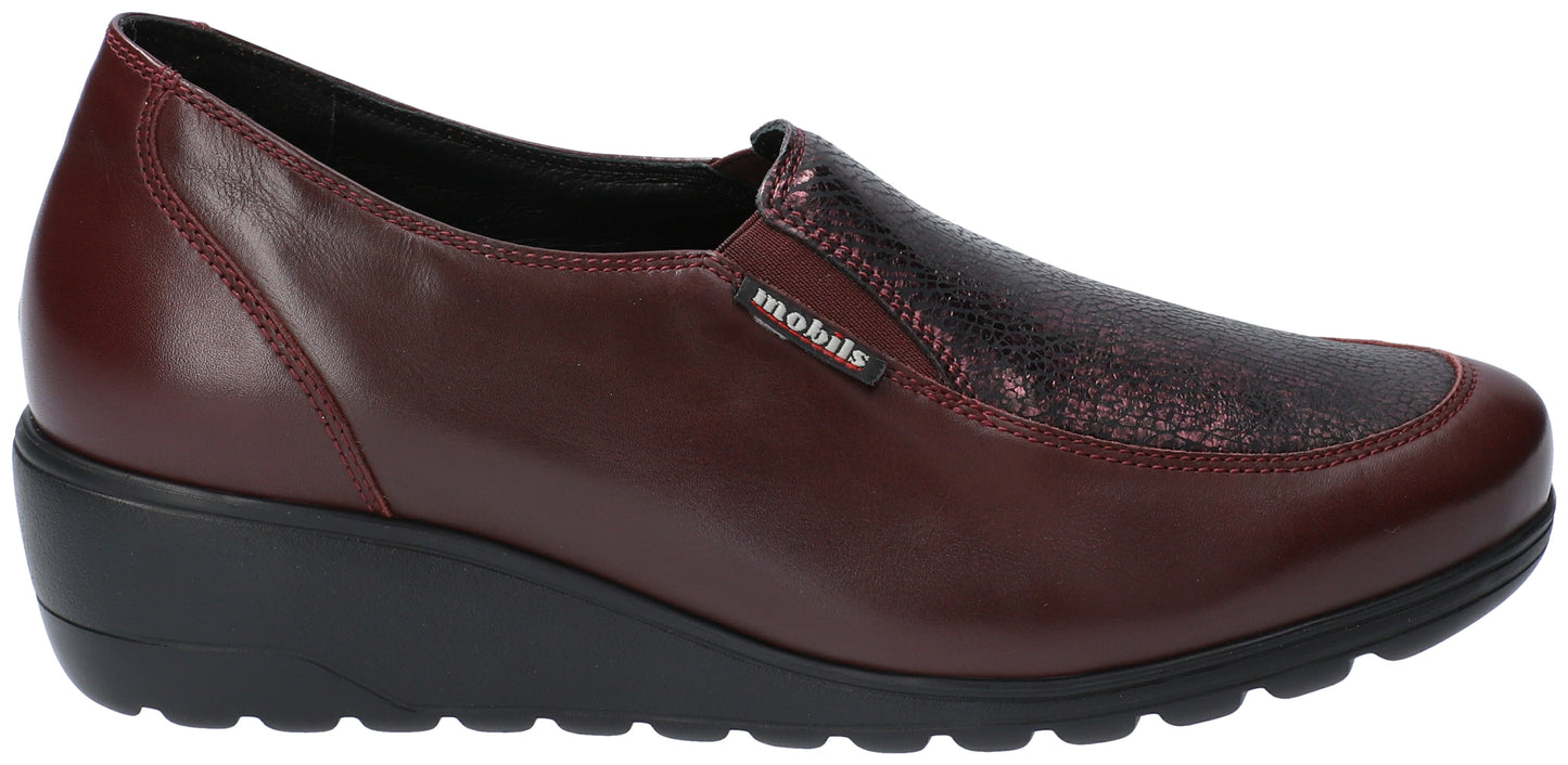 Mocassins Mobils Bertrane Bordeaux