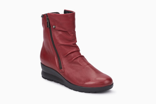 Boots Phila Rouge femmes Mephisto Belgique Liège Eupen Soldes Hiver 2024