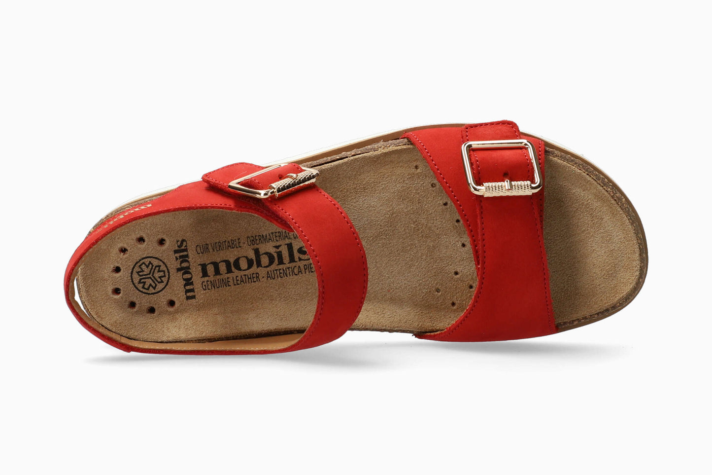 Sandales Mobils Tarina Rouge