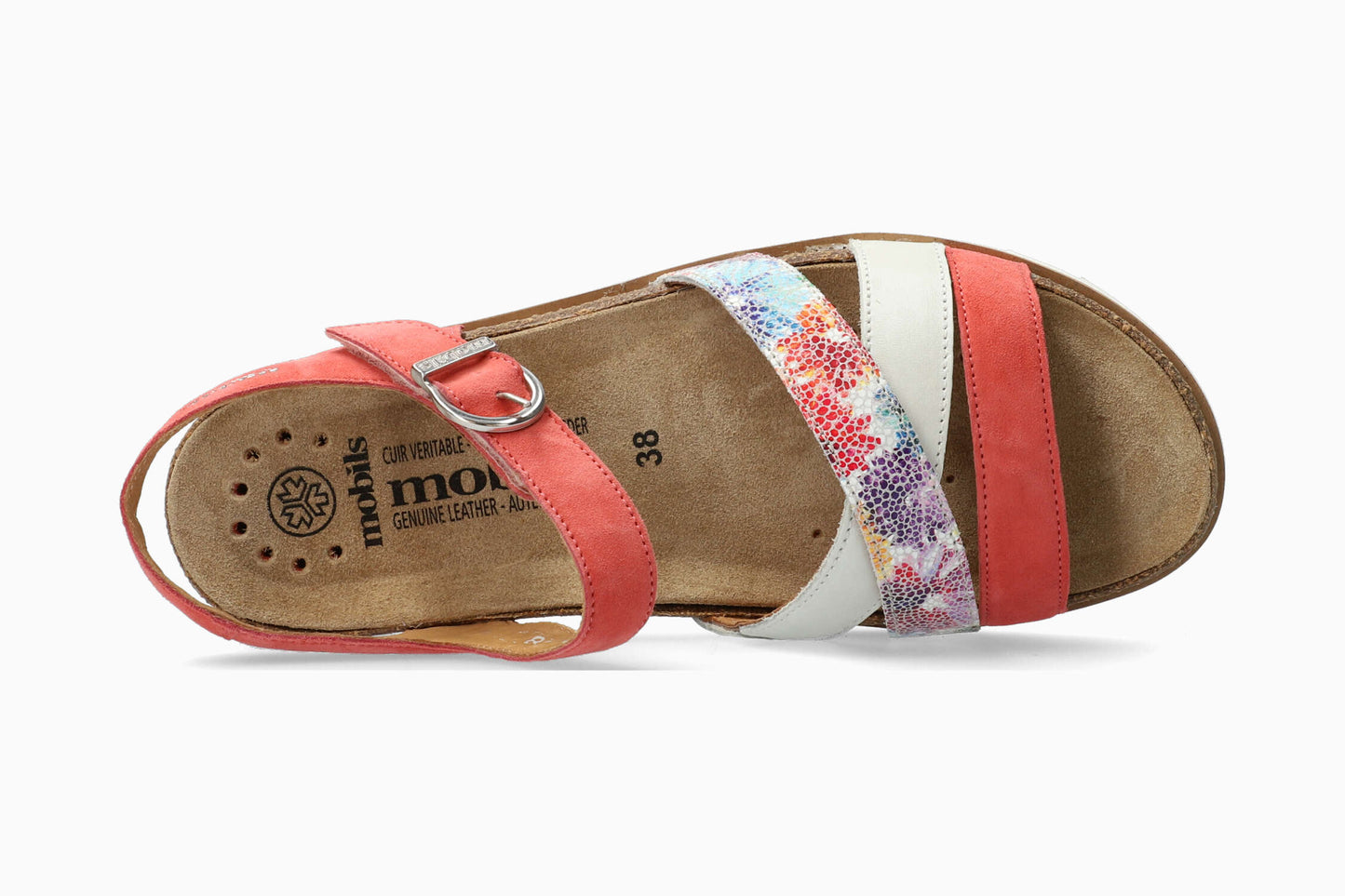Sandales Mobils Thina Corail