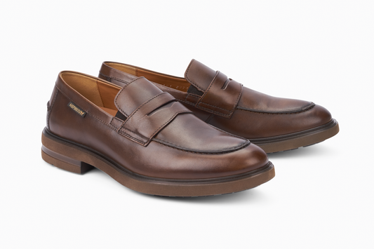 Halbschuhe Orelien Brown
