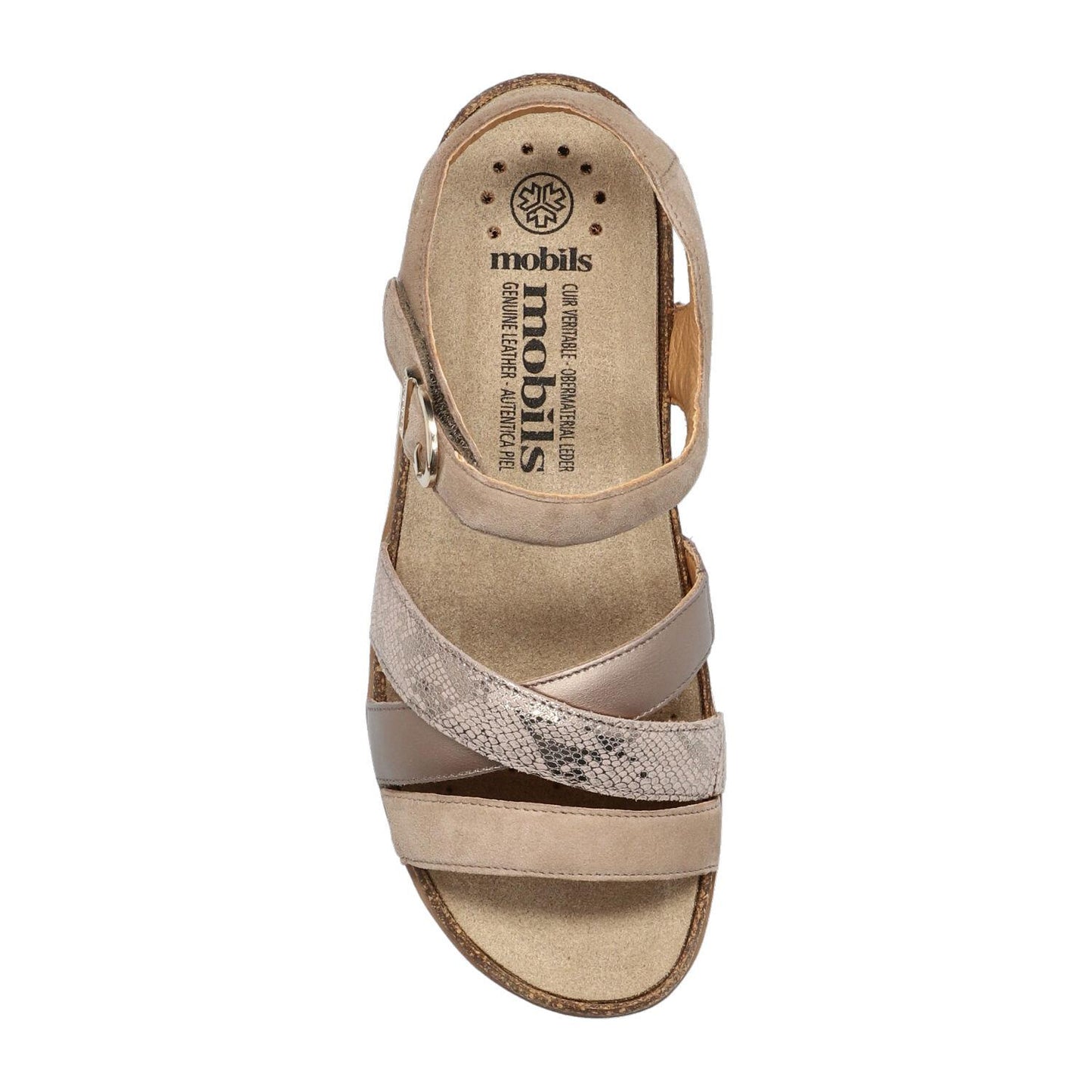 Sandales Mobils Thina Beige